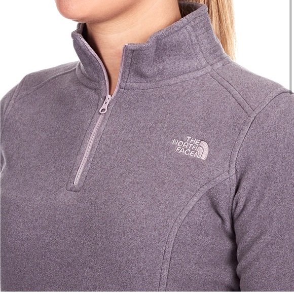 The North Face Grey Fleece Quarter Zip - Size S - Picture 4 of 9